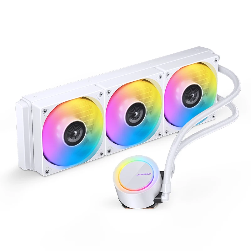JONSBO-enfriador líquido para CPU, radiador de refrigeración por agua para LGA2011 115X 1200 1700 AM4 AM5, color negro/blanco, 5V/3 pines ARGB - imagen 4