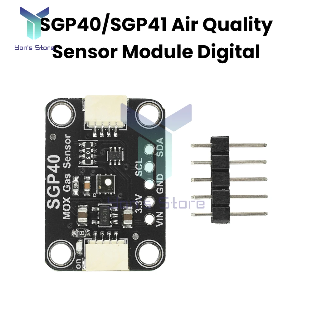 Módulo de sensor COV digital SGP40/41 Detector de ambiente de gas dual Plug and Play con consumo de energía ultrabajo para hogar inteligente - imagen 3