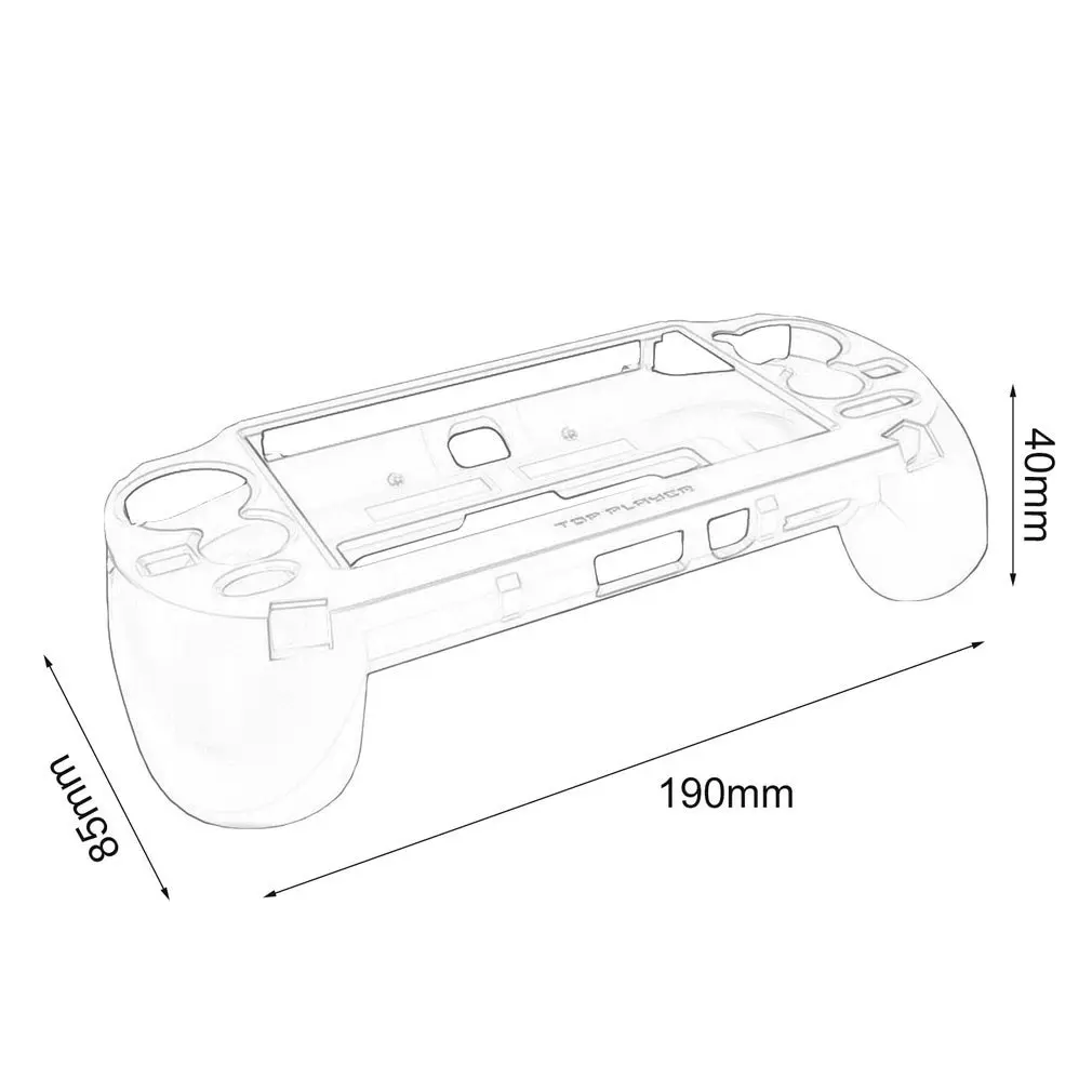 Funda protectora para mando de Sony Playstation Vita, soporte con gatillo L2 R2, 1000, PSV1000 - imagen 4