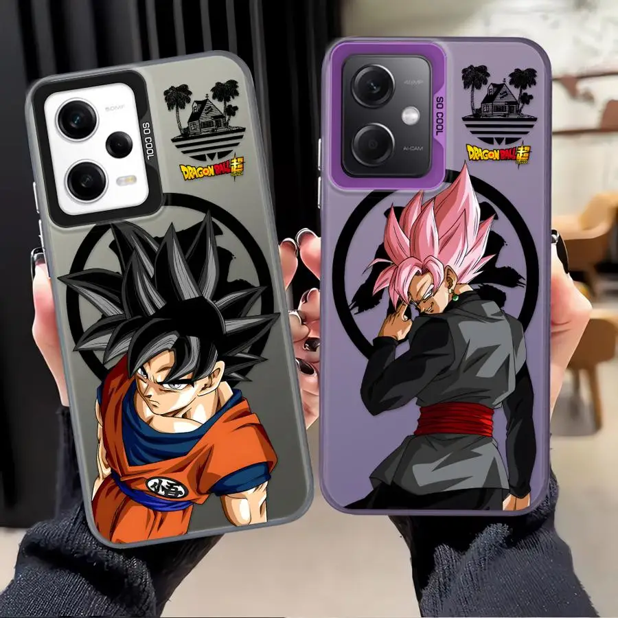 Funda con logotipo de Dragon Ball Black Goku para Xiaomi Redmi Note 14 Pro Plus 10Lite 9s 10s 12s 11s 13 12 11 funda trasera para teléfono - imagen 5