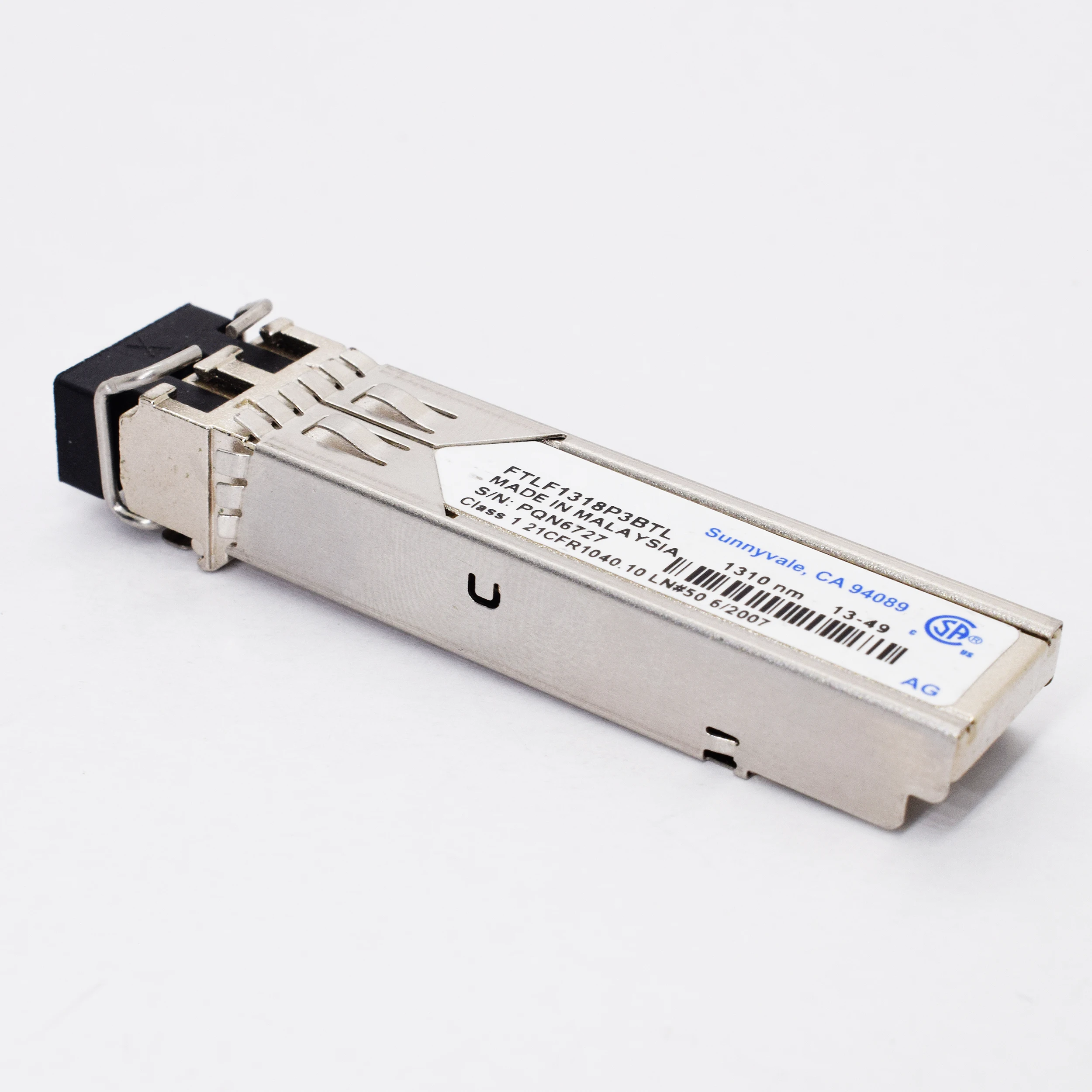 Genuino para Finisar 1,25G 10km FTLF1318P3BTL 1000Base LR LX LH 1310nm SFP SM módulo óptico transceptor LC dúplex