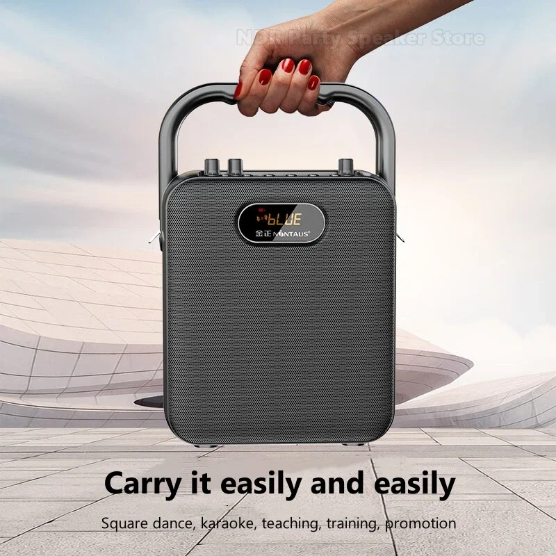 Máquina de Karaoke para Adultos y Niños, Altavoces Bluetooth inalámbricos con 1 Micrófonos, Altavoz de Karaoke portátil para Fiesta de Alto Volumen - imagen 4