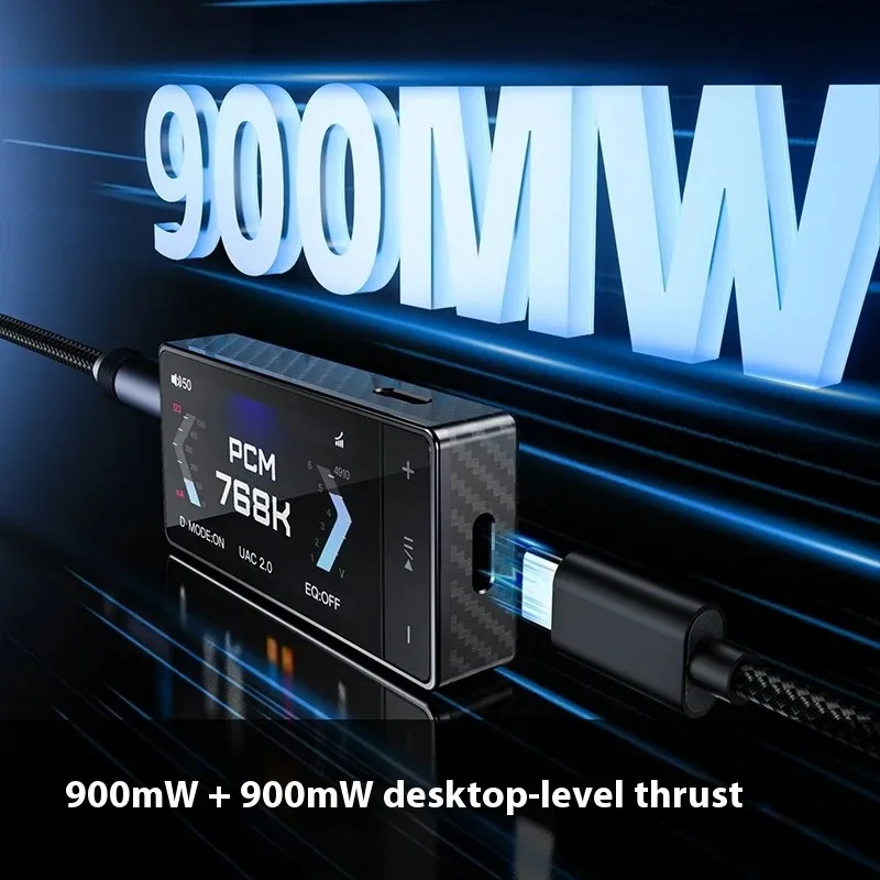 FiiO QX13 amplificador de auriculares HIFI portátil 8 canales DAC ES9027SPRO decodificador pantalla de 1,99 "1 soporte 768KHz/32bit DSD512 MQA - imagen 4