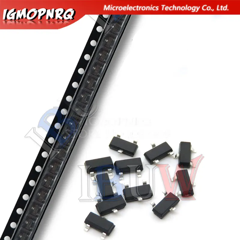 50 piezas IRLML0030TRPBF IRLML0040TRPBF IRLML2402TRPBF IRLML2502 IRLML2803 IRLML5203 IRLML6244 IRLML6344 IRLML6401 IRLML6402TRPBF