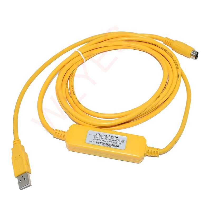USB-ACAB230-Cable de programación de interfaz USB USBACAB230, para DVP Series, PLC, USB-DVP, USB-ACAB230, PLC, nuevo - imagen 2