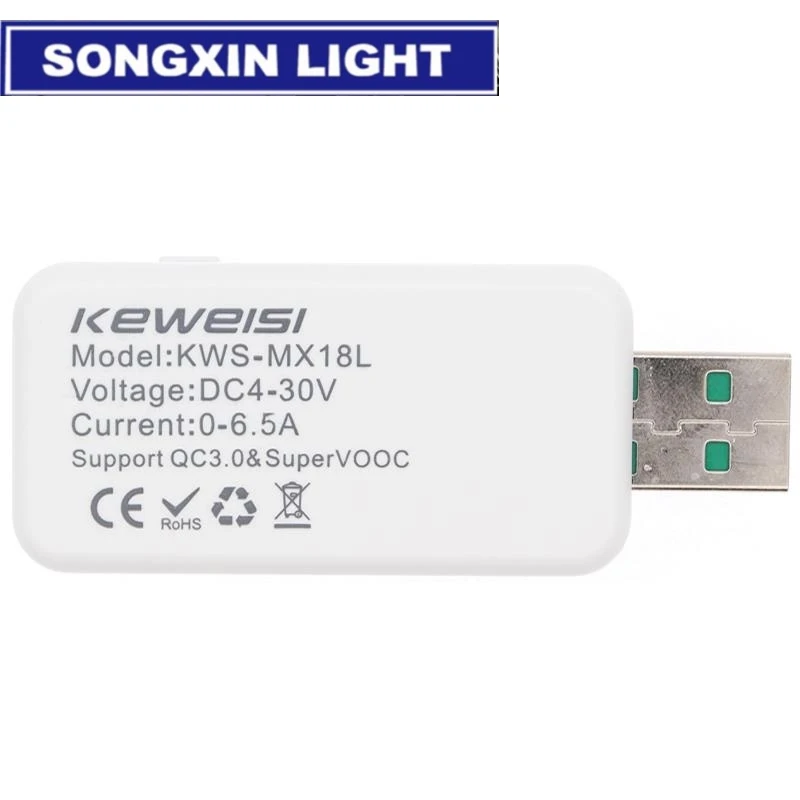 Probador USB 10 en 1, voltímetro Digital CC, amperímetro, medidor de voltaje de corriente, amperímetro, Detector, indicador de cargador de Banco de energía - imagen 2