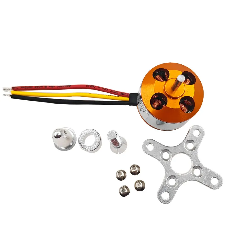 1 Uds aeromodelismo A2212 Motor sin escobillas KV1000/1400/2200/930KV 273D XXD Motor de cuatro ejes - imagen 4