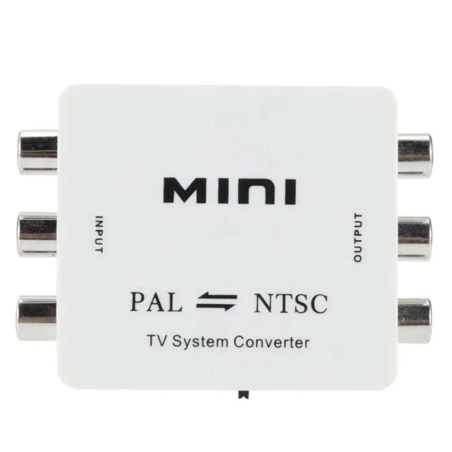 Conmutador convertidor de sistema de TV bidireccional Mini PAL NTSC, convertidor de conexión compuesta de TV bidireccional PAL a NTSC NTSC a PAL - imagen 3