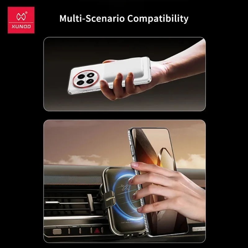 Para OnePlus 13 funda magnética XUNDD parachoques trasero protector de PC duro transparente ultrafino - imagen 5