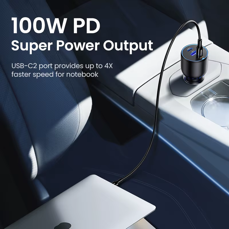 Ugreen Cargador Coche USB-C PD 130W para iPhone Tablets - imagen 4