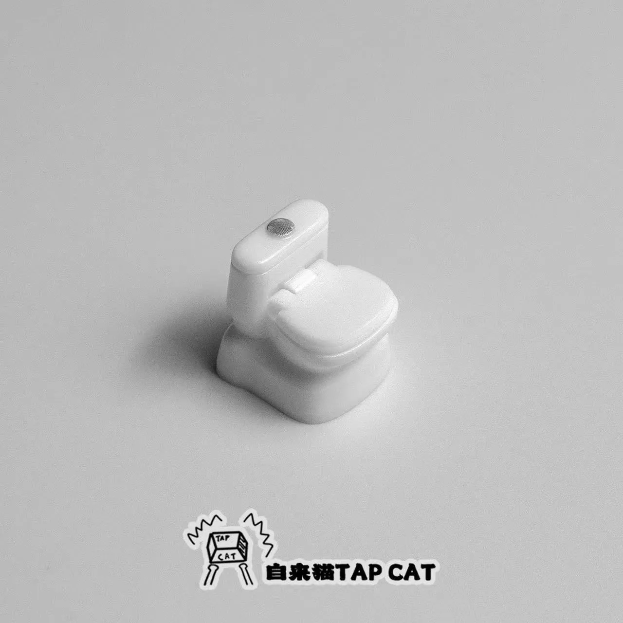 Inodoro (tapa que se puede abrir) teclado mecánico cruzado absdIY con teclas creativas personalizadas con alta apariencia y transparentes