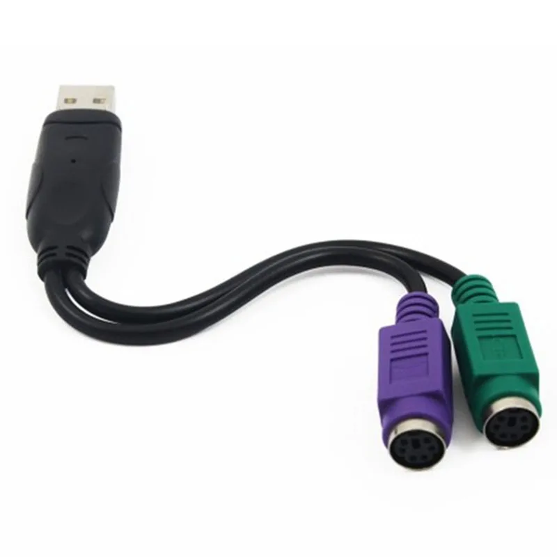 Cable de extensión USB macho a 6 pines PS2 para PS/2 hembra, adaptador divisor Y, Cable de conversión de conector para teclado, ratón y escáner - imagen 5