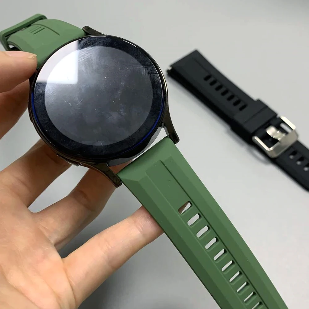 Correa de silicona para Garmin Venu 4 45mm 2 3 Forerunner 265 570 47mm 255 música Vivoactive 4 22mm banda para AMAZFIT BIP6 Correa inteligente - imagen 2