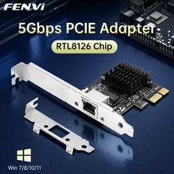 FENVI RTL8126 Tarjeta Red 5Gbps PCI-E RJ45