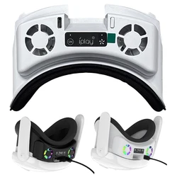 Máscara facial refrigerada Meta Quest 3 con ventilador RGB