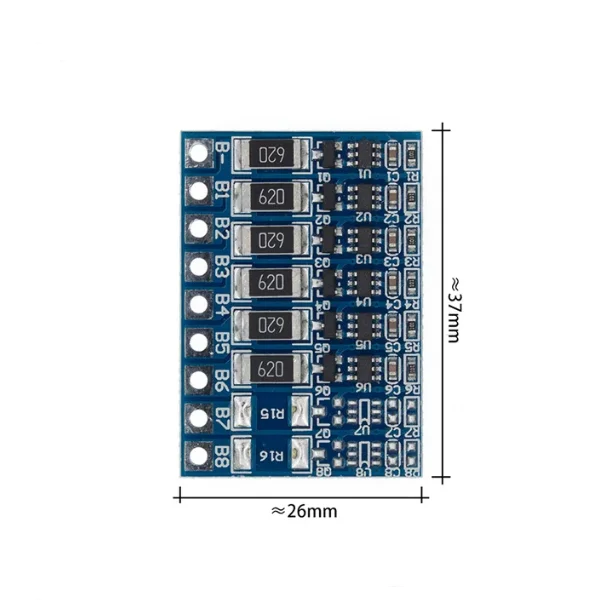 3/4/5/6/7/8S 18650 Batería de iones de litio Módulo ecualizador de batería de polímero 11,1 ~ 33,6 V 8S carga - imagen 5
