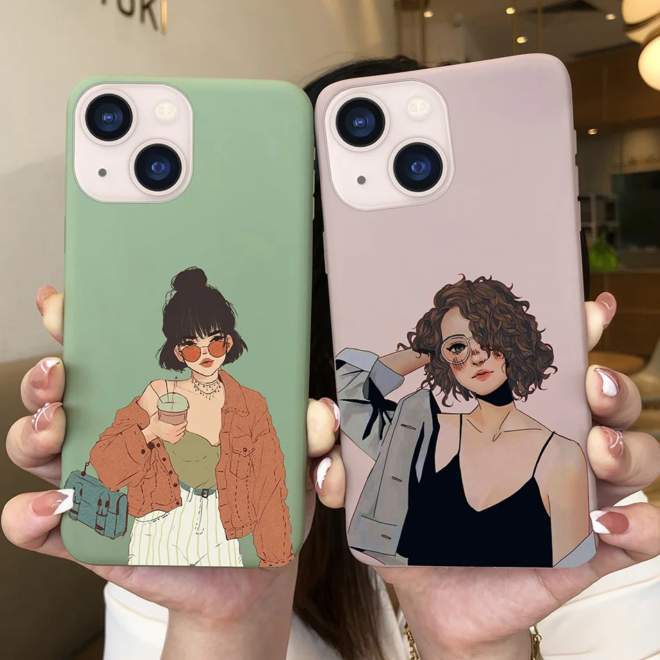 Funda suave y delgada para Apple iPhone 13, carcasa a prueba de golpes con diseño de margaritas y mariposas en forma de corazón para iPhone 13 Mini 13 Pro Max - imagen 2