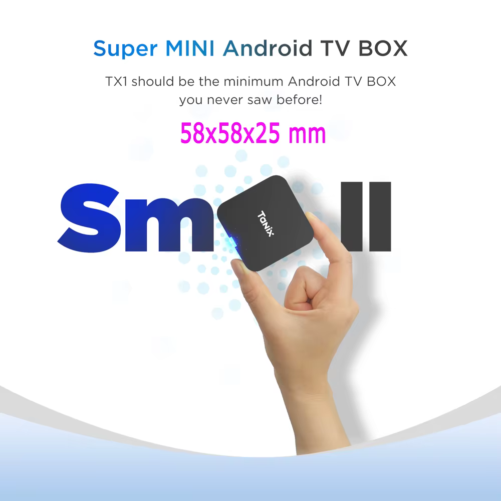Tanix TX1 Android TV Box 4K HDR Quad Core reproductor multimedia - imagen 2