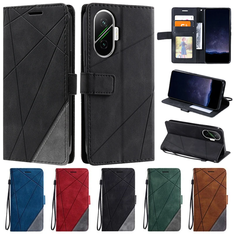 Para Coque Xiaomi Poco F7 funda de lujo con tapa tipo billetera Funda de cuero para Fundas Xiomi Xiaomi POCO F7 PocoF7 F 7 Fundas de teléfono