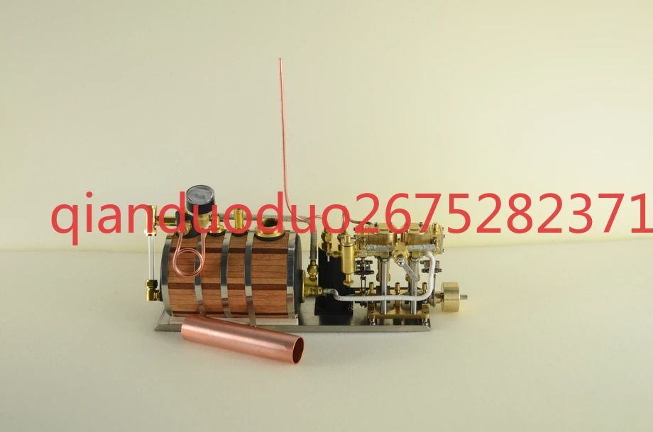 Paquete de energía de modelo de motor de vapor alternativo de dos cilindros en línea - imagen 2