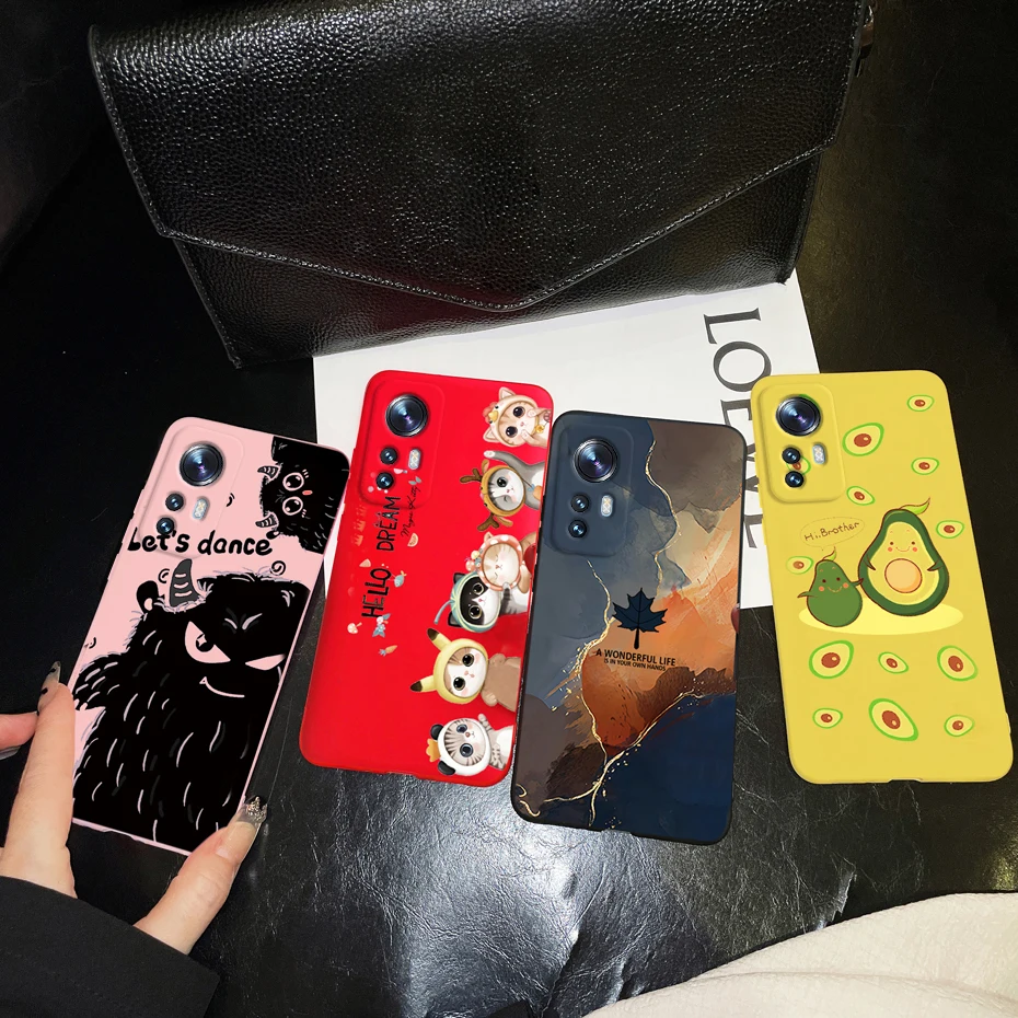 Funda trasera de silicona para Xiaomi 12 Pro, carcasa protectora, 5G, 12X, 12X, 12Pro - imagen 3