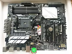 Para ASUS PRIME X370-PRO Socket AM4 placa base DDR4 64GB PCI-E 3,0 M.2 8 × SATA III HDMI ATX Ryzen/7th Ge CPU