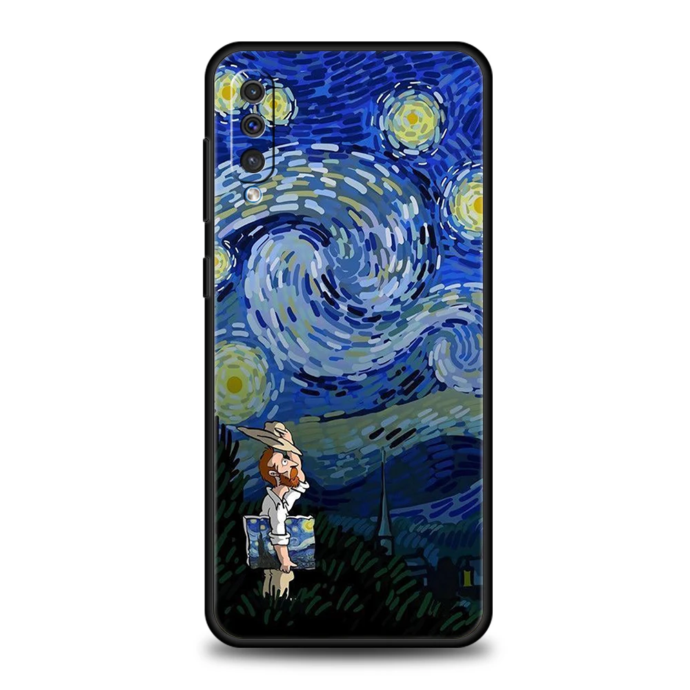 Funda de teléfono Vincent Van Gogh con flores para Samsung A56 A36 A26 A24 A16 A14 A12 A32 A50 A70 A22 A40 A34 A54 A42 A52 5G A06 - imagen 3