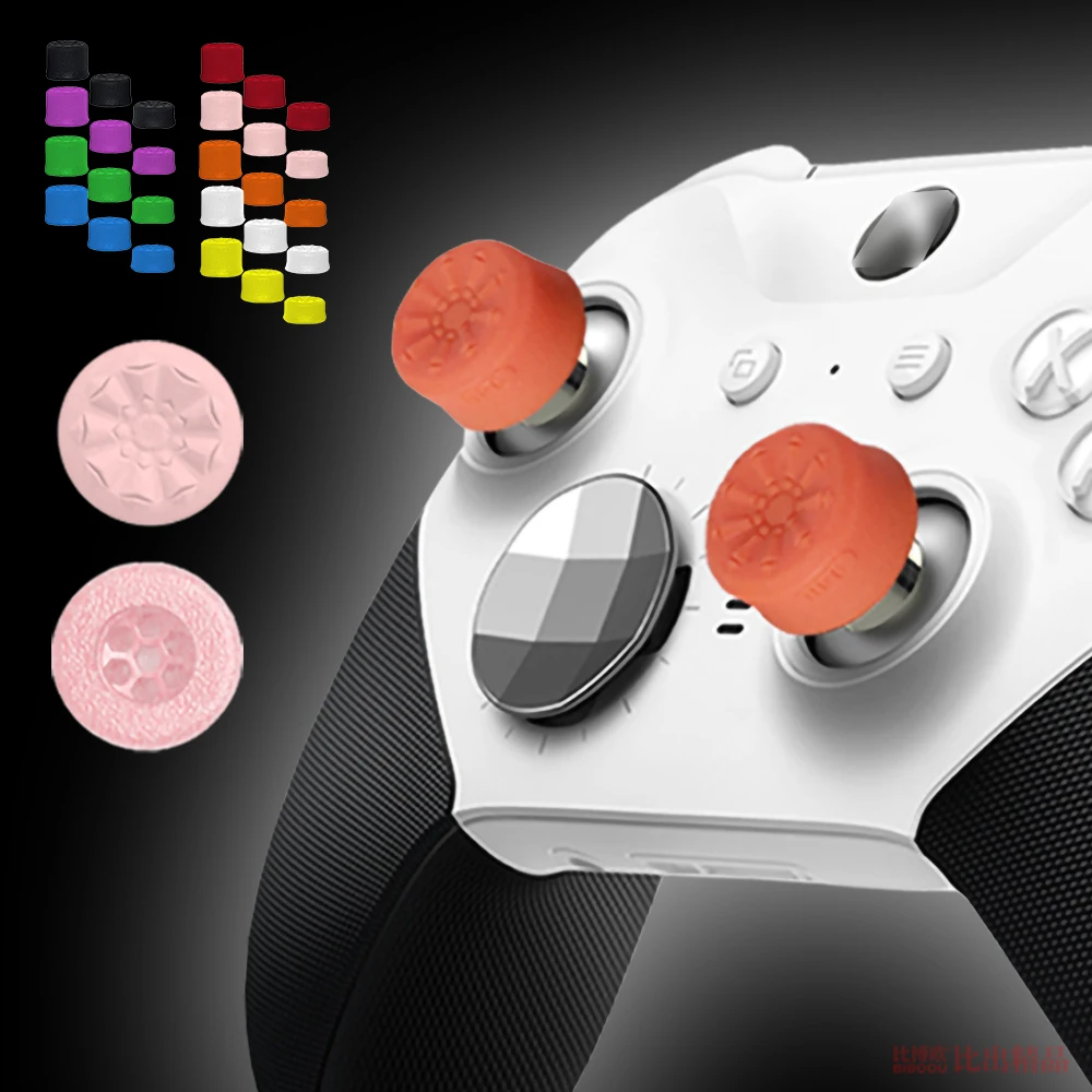 Tapa de silicona para Joystick de mano, 6 uds., para XBOX ONE & Elite 1/2 y Series X/S, controlador de juego, juego de agarre para pulgar, tapa de palo analógico