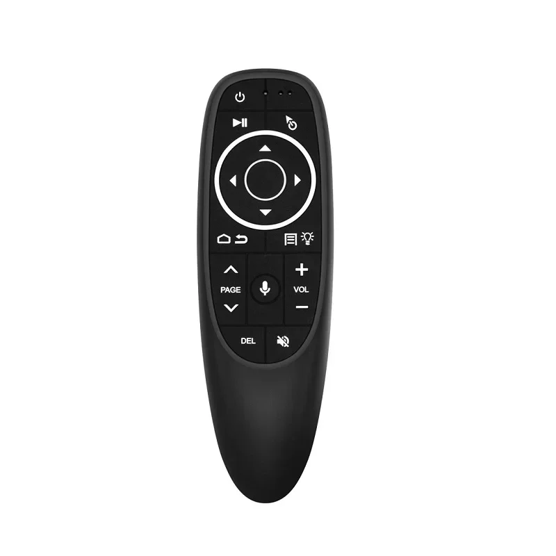 G10S Pro Control remoto por voz 2,4G inalámbrico Air Mouse Gyro detección juego IR aprendizaje para Android TV BOX con receptor USB