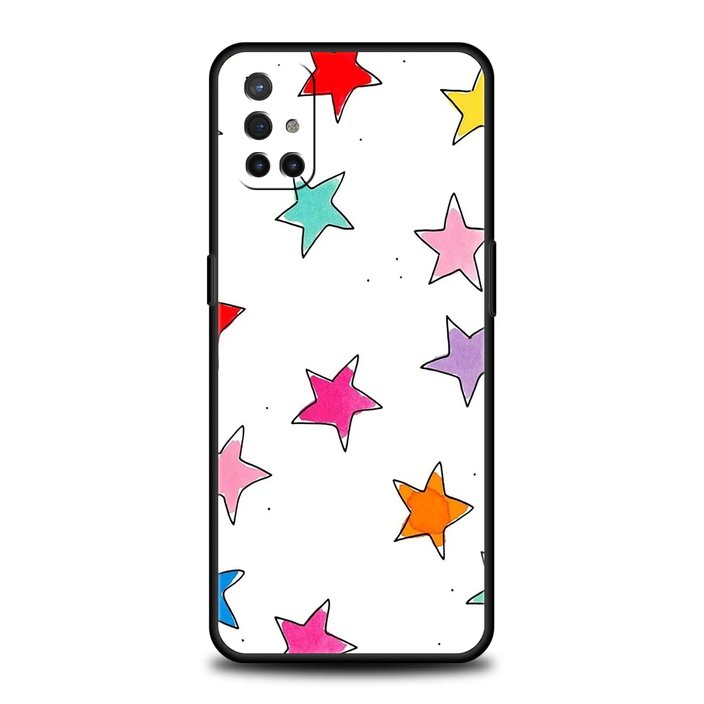 Funda de teléfono para OnePlus 13 12 11 10 9 Pro 9T 13R 12R 10R 9RT 10T 8T 8 Nord 2T CE 2 3 5G N200 N30 funda suave estrellas coloridas - imagen 4