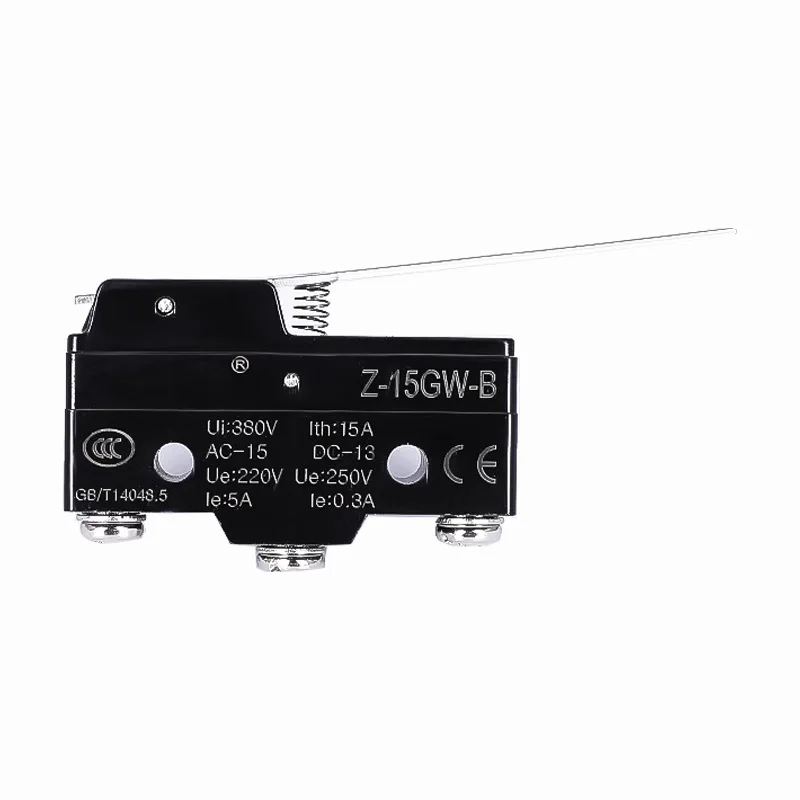 1 Uds Z-15GW-B LXW5-11G1 TM-1703 palanca de bisagra larga SPDT interruptor de límite básico microinterruptor 15A 250V - imagen 3