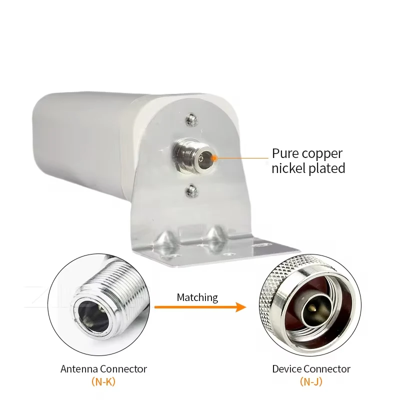 Antena WiFi 5G 4G LTE impermeable para exteriores, enrutador de tarjeta de red CPE, antenas de comunicación aérea de largo alcance N Hembra RP SMA macho - imagen 3