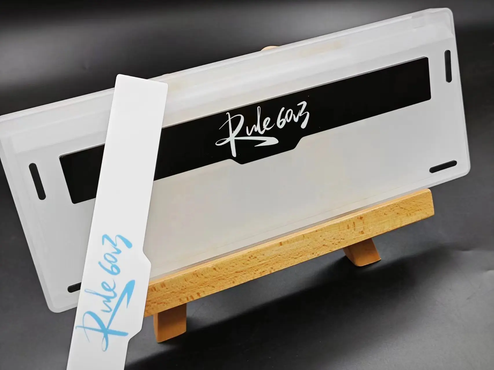 Keebox Rule60 V3 Kit de teclado mecánico HHKB WKL WK diseño modo con cable triodo CNC estructura de bola acrílica 60% Kit de teclado DIY - imagen 3