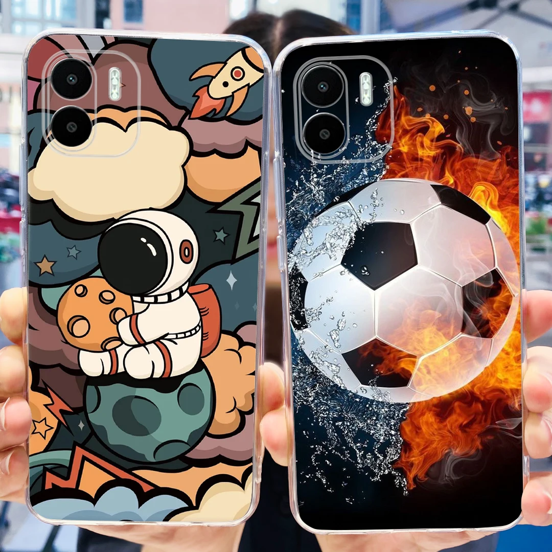 Para Xiaomi Redmi A2 funda Redmi A2 + lindo dinosaurio dibujos animados contraportada Fundas de teléfono para Redmi A2 Plus A2 + RedmiA2 Fundas suaves parachoques - imagen 4