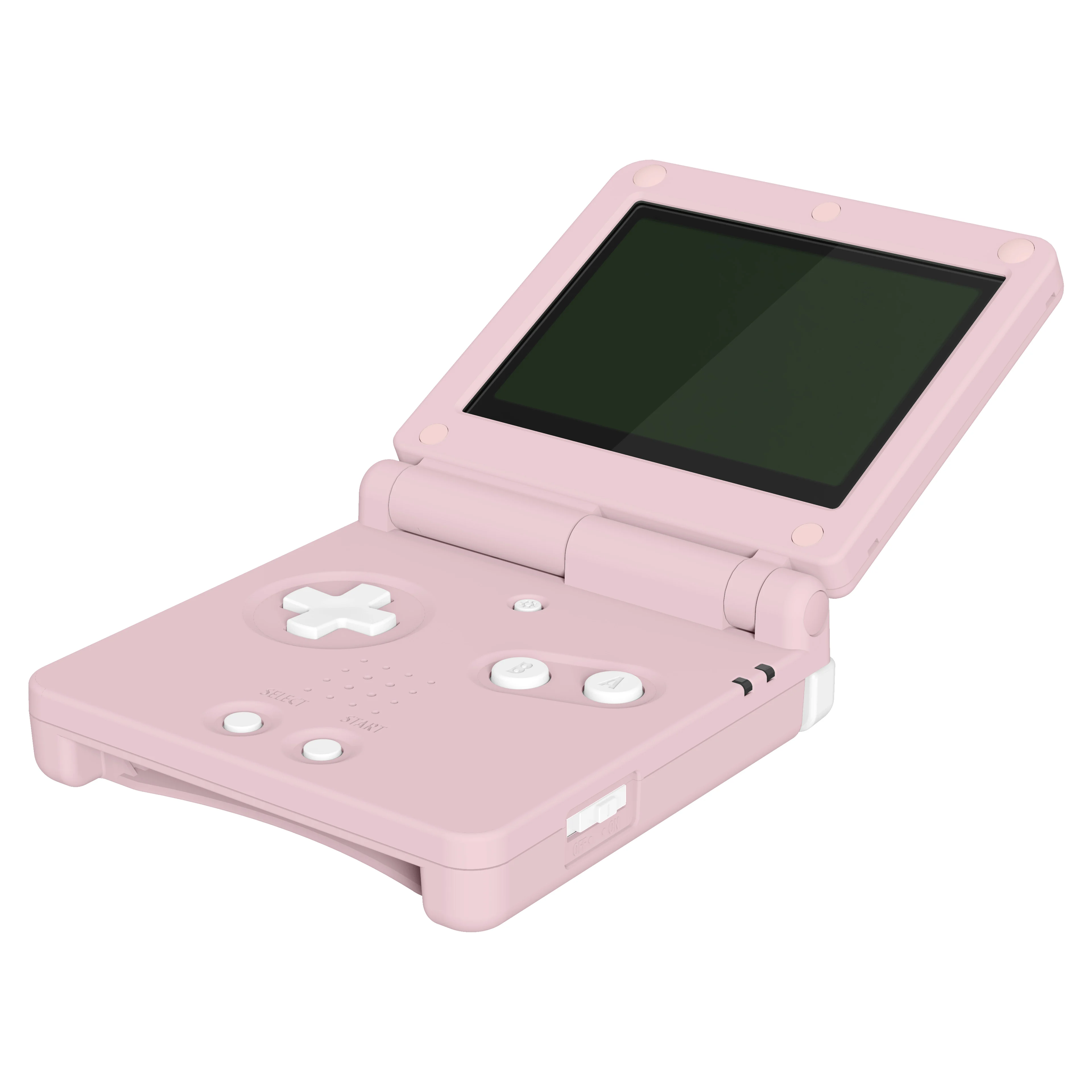 Carcasa de repuesto eXtremeRate para Gameboy Advance SP (GBA SP), flores de cerezo, color rosa