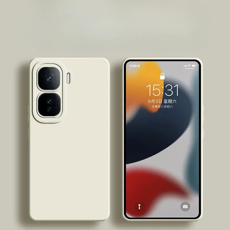 Para Vivo iQOO Neo 10 Pro funda de teléfono para iQOO Neo10 Neo10Pro contraportada cobertura completa carcasa suave de silicona líquida - imagen 2