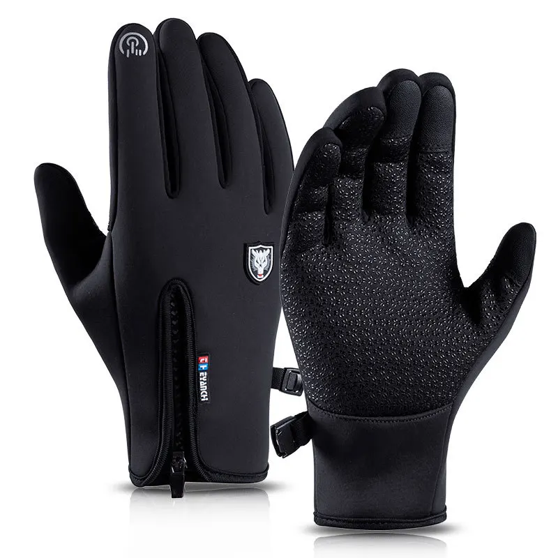 Guantes Térmicos impermeables para pantalla táctil, a prueba de viento, cálidos, para clima frío, correr, deportes, senderismo, esquí, Invierno - imagen 2