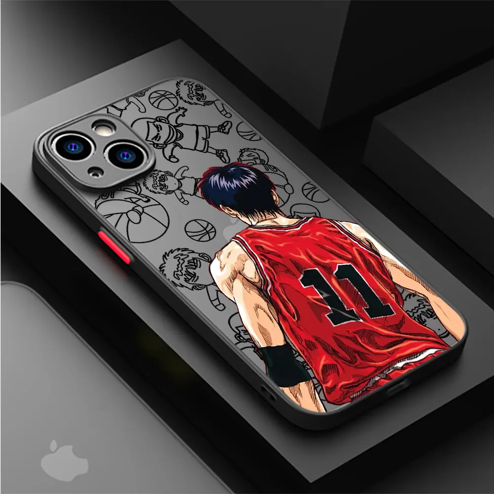 Funda mate dura de lujo Slam Dunk para Samsung Galaxy S23 S22 Ultra S21 S20 FE S9 S10 Plus A34 A54 A13 A23 A33 A53 A32 A52 - imagen 3