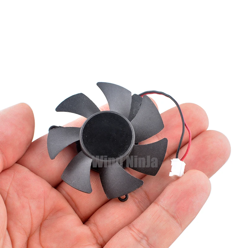 Ventilador de refrigeración de tarjeta gráfica DC12V 0.10A PLD05010S12L de 47mm de diámetro para disipador de calor GT220 GTS210 de aluminio con paso de orificio de 39mm