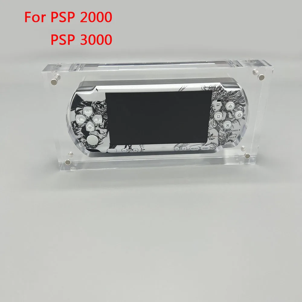 Cubierta magnética acrílica de alta transparencia, caja de almacenamiento para PlayStation, portátil, PSP1000 2000 3000, accesorios de juego