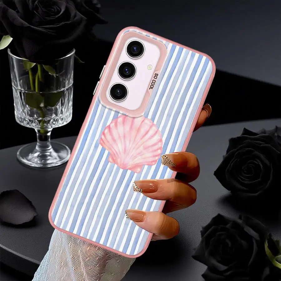 Marinc Life cangrejos langostas Cool Back funda de teléfono para Samsung Galaxy A73 A53 A24 A26 A25 A22 A52 A32 A36 A23 A33 A34 - imagen 2