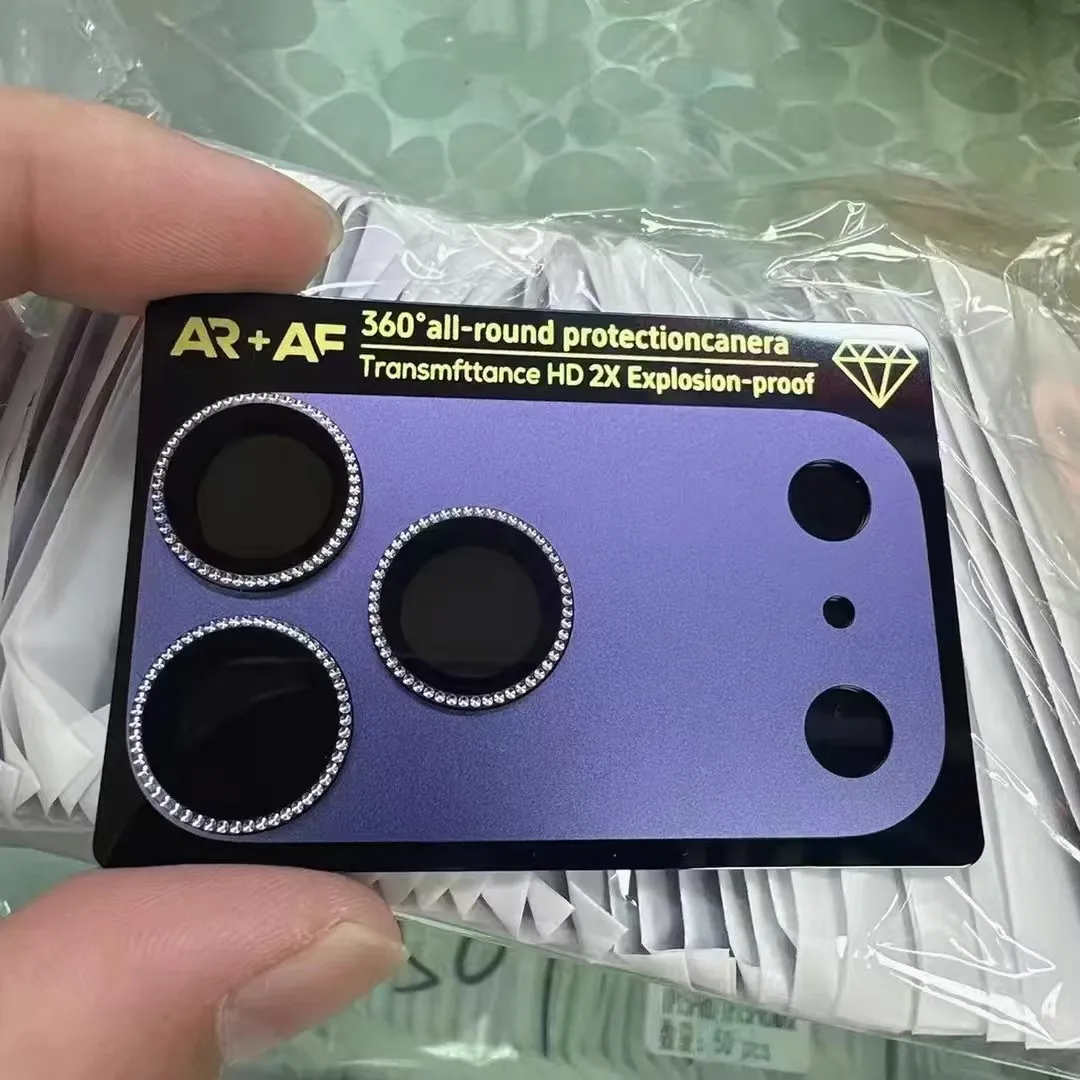 Para IPhone 17 Pro Max Protector de lente cubierta completa antiarañazos HD cámara trasera vidrio Protector templado en IPhone17 - imagen 3