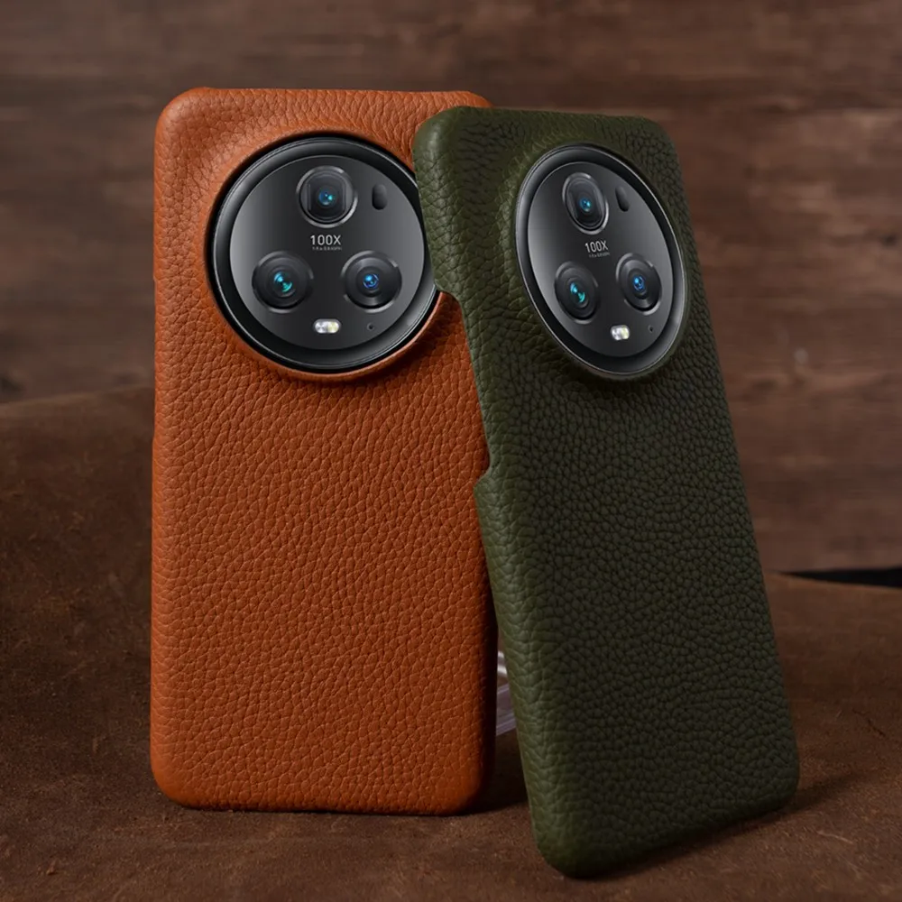 Para Huawei Honor Magic 5 Pro funda de lujo de negocios de cuero genuino funda de teléfono honor magic 5 lite Fundas traseras protectoras Coque