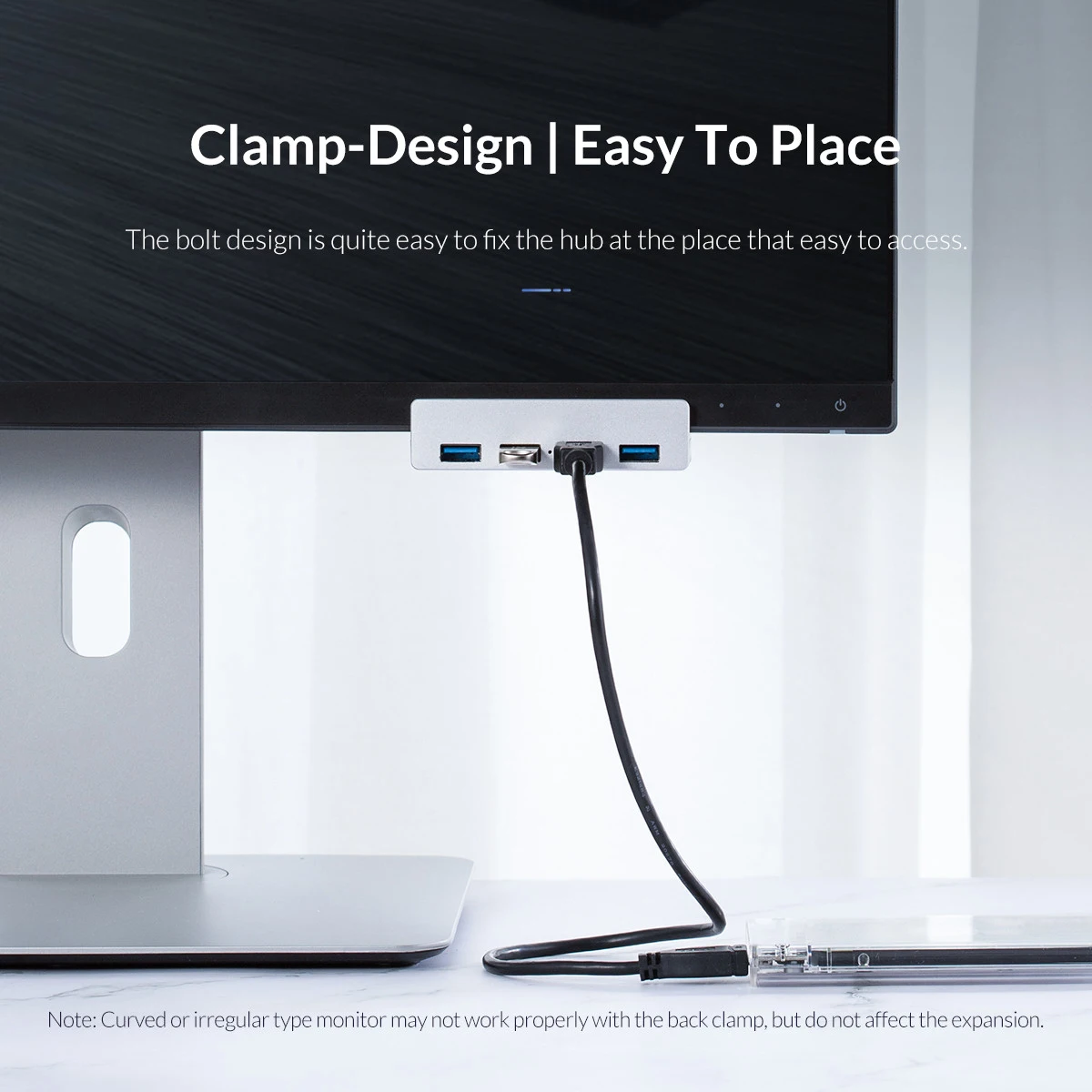 Concentrador de puertos USB 3,0 6 en 1, estación de acoplamiento con Clip, adaptador multidivisor de 5Gbps, adaptador de alta velocidad para PC, portátil, Macbook Pro - imagen 5