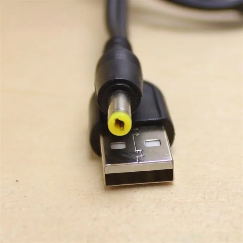 Cltgxdd 80-100cm 5V USB a DC Cable de carga Cable de carga 4,0x1,7mm enchufe 5V 1A Cable de carga de energía para PSP 1000/2000/3000 - imagen 4