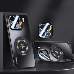 OPPO Find X9 Pro – Funda magnética antigolpes con soporte de anillo