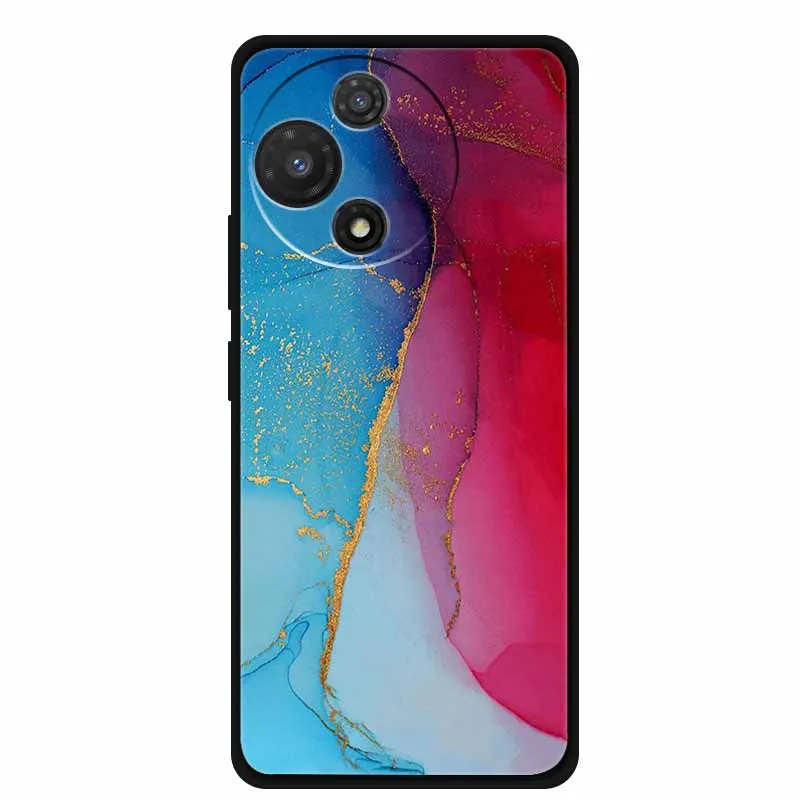 Para TCL 60 SE NxtPaper 5G Funda con estampado en Color mármol TPU carcasas de teléfono de silicona suave a prueba de golpes moda Mica pintada Para Capa - imagen 2