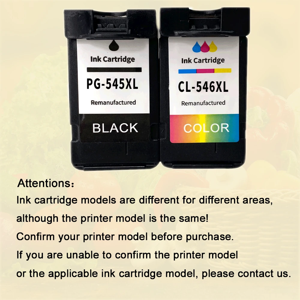 Cartuchos de tinta PG-545 para impresora Canon Pixma, recambio de tinta para impresora Canon Pixma MG2550, MG2550s, MG2555, MG2555s, MG2900, MG2940, MG2950, PG545, CL546, PG545XL - imagen 5