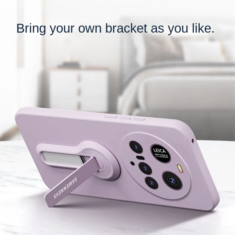 Adecuado para Xiaomi 15 ultra funda de teléfono nuevo soporte cuerda mi14 poco f7 ultra x7 pro cubierta suave de silicona líquida - imagen 3