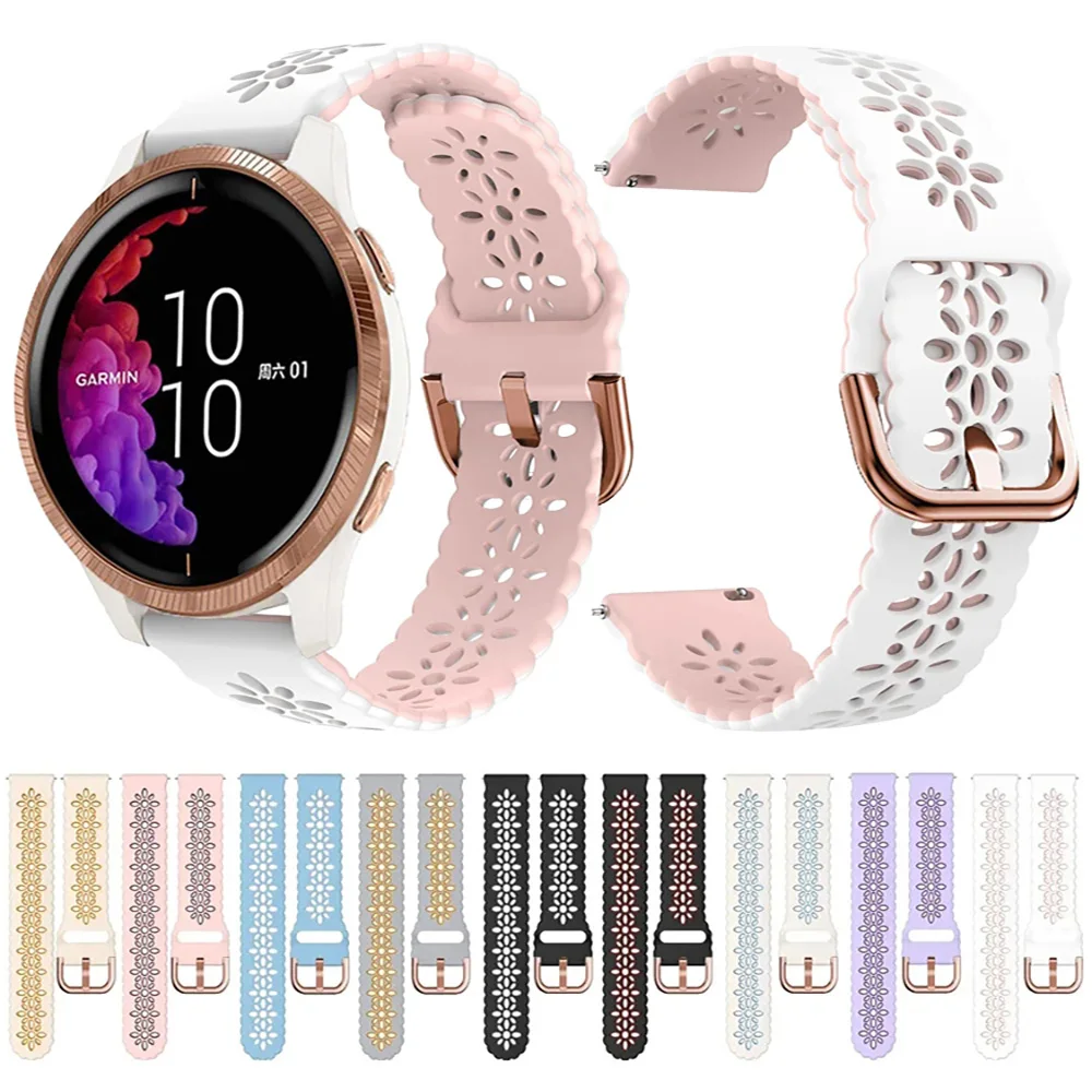 Correa de muñeca de silicona de 20mm para COROS APEX 2/42mm/PACE2 pulsera deportiva para Polar Pacer Ignite 3 accesorios de reloj inteligente ajustables